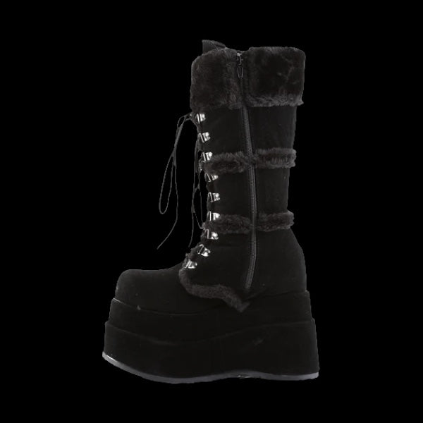 Demonia fur boots