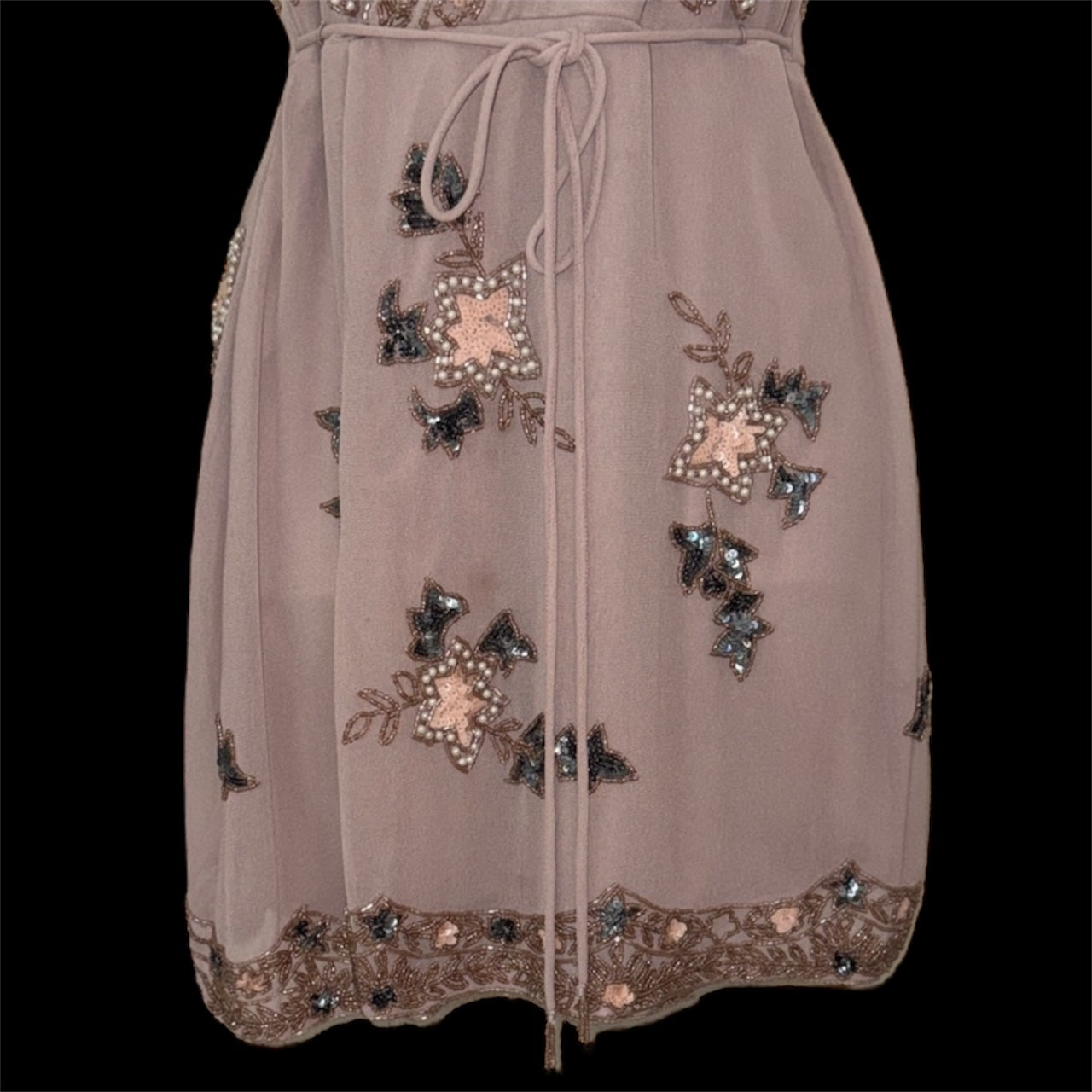 Altar'd State Mauve Sequin Mini Dress