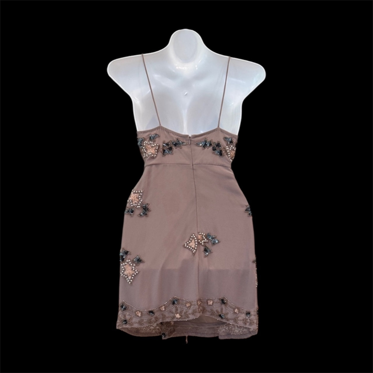 Altar'd State Mauve Sequin Mini Dress