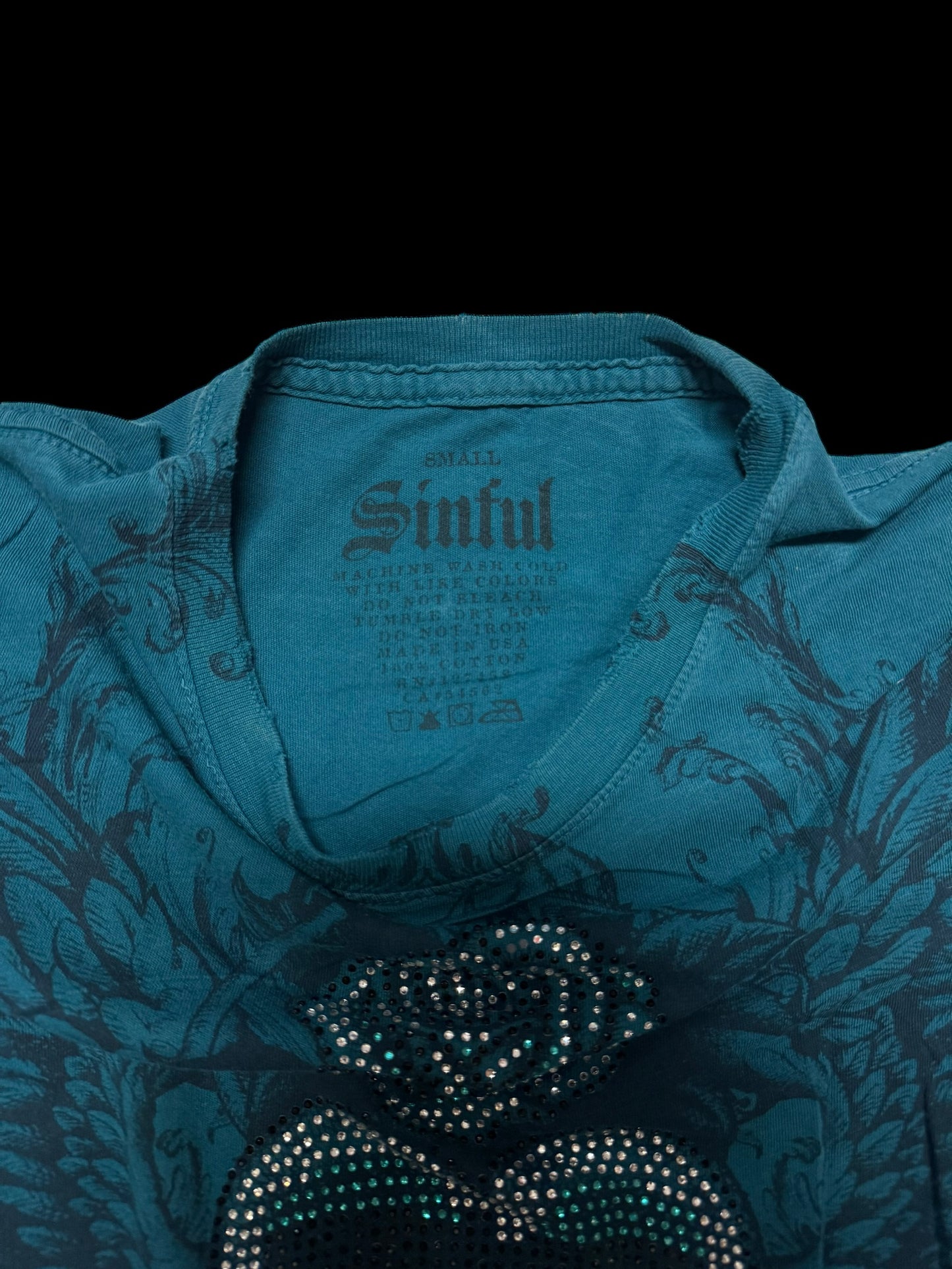Sinful embellished top