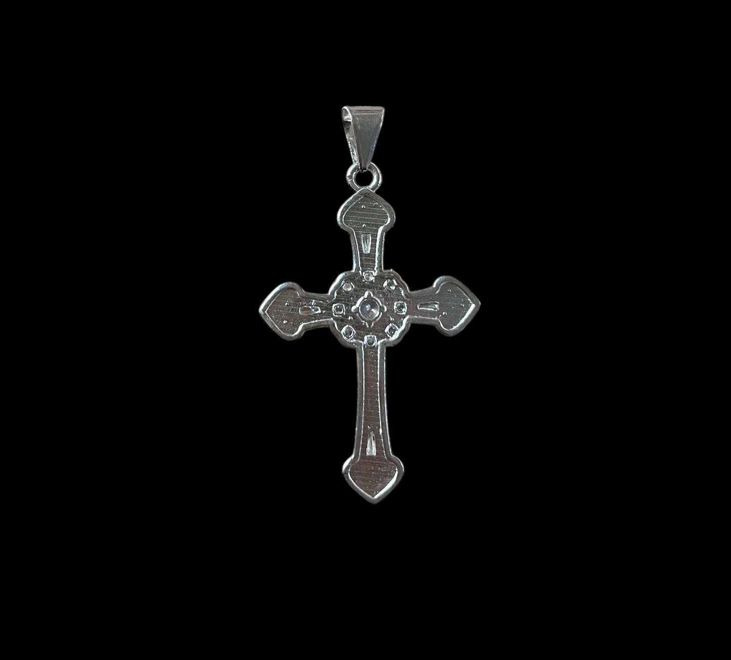 Crystal cross necklace
