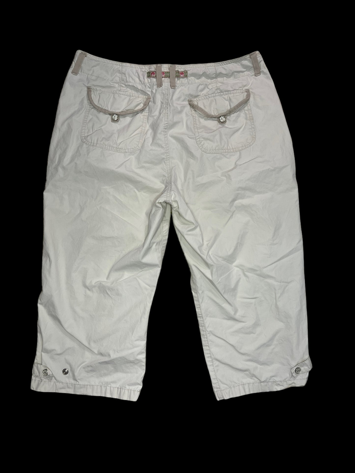 Floral cargo pants