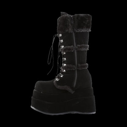 Demonia fur boots
