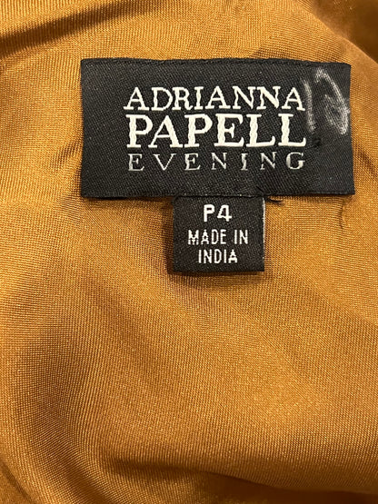 Adrianna Papell Brown mesh dress