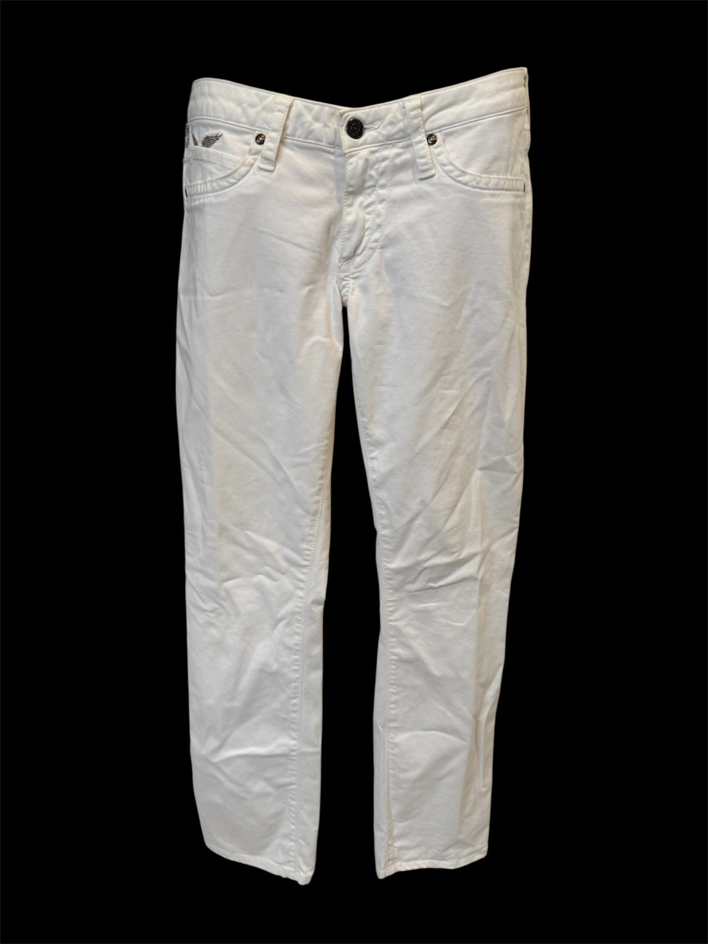 White Bootcut Robin’s Jean