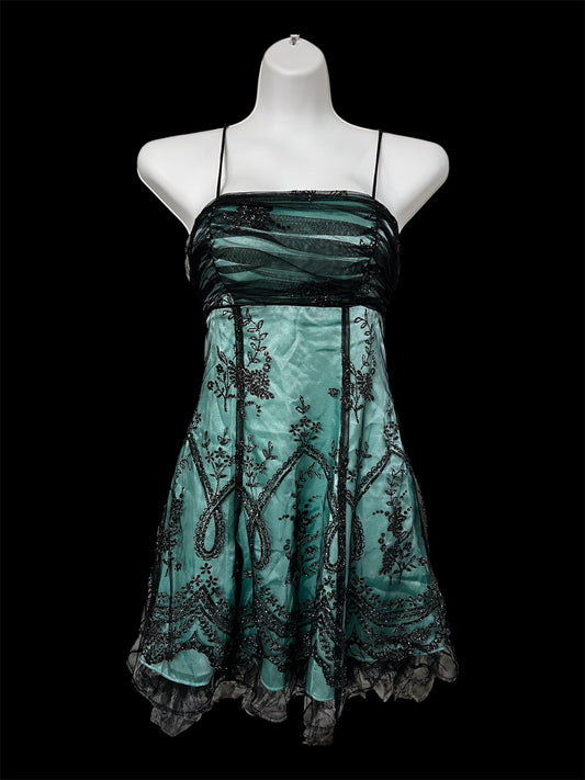 Morgan & Co Turquoise dress