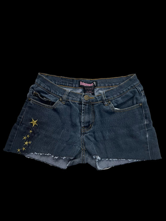 Embroidered stars shorts