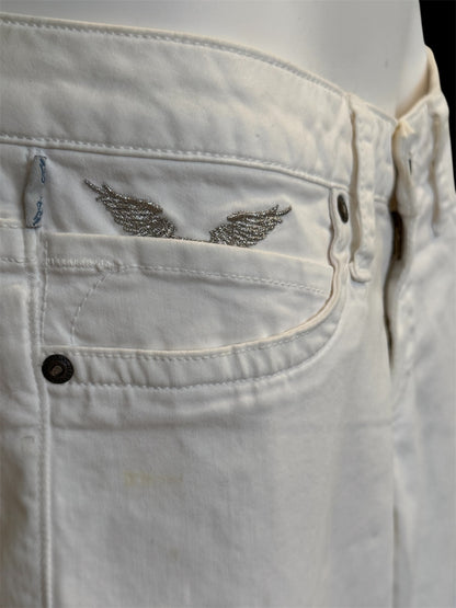 White Bootcut Robin’s Jean