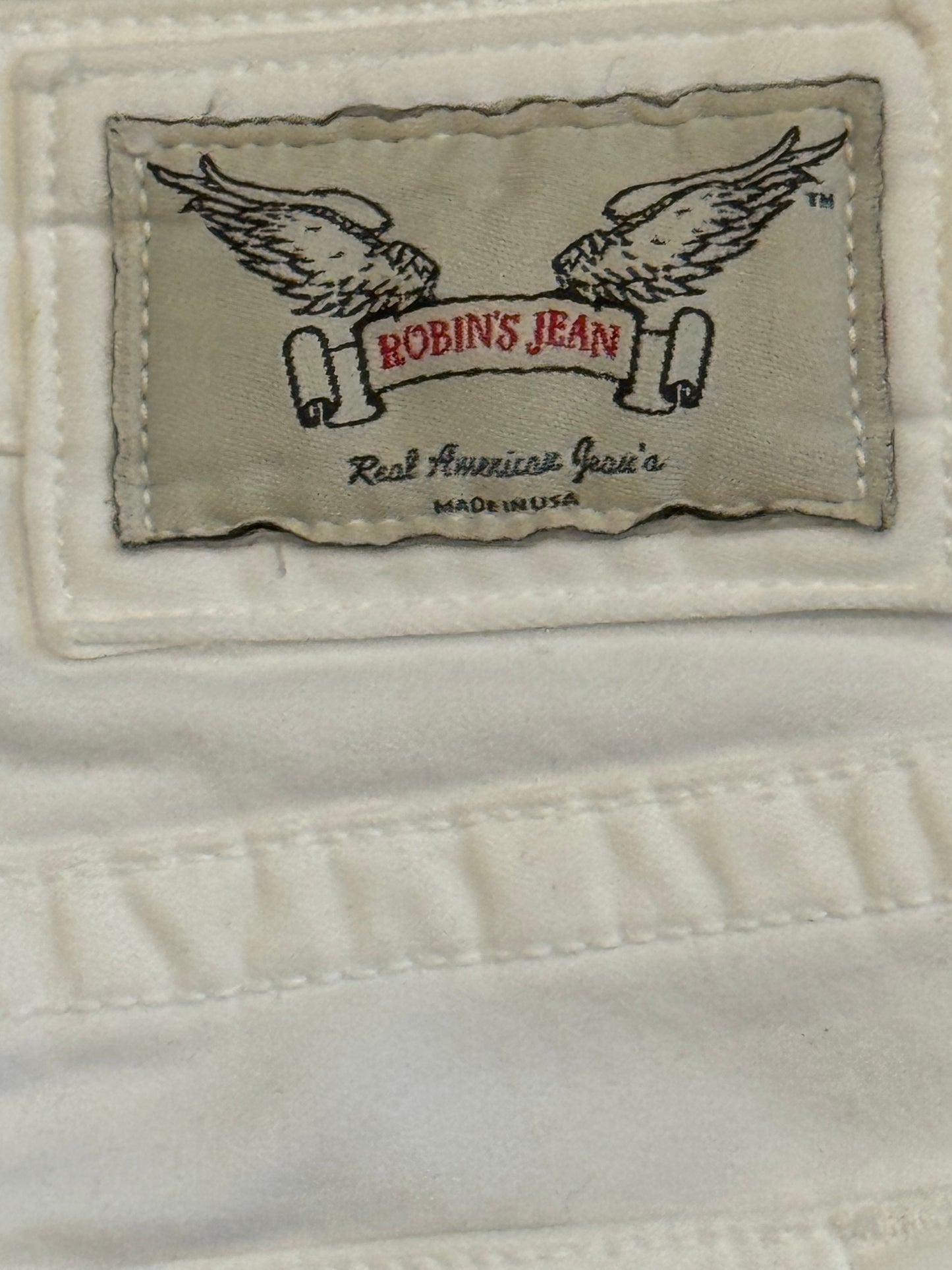White Bootcut Robin’s Jean