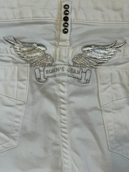 White Bootcut Robin’s Jean