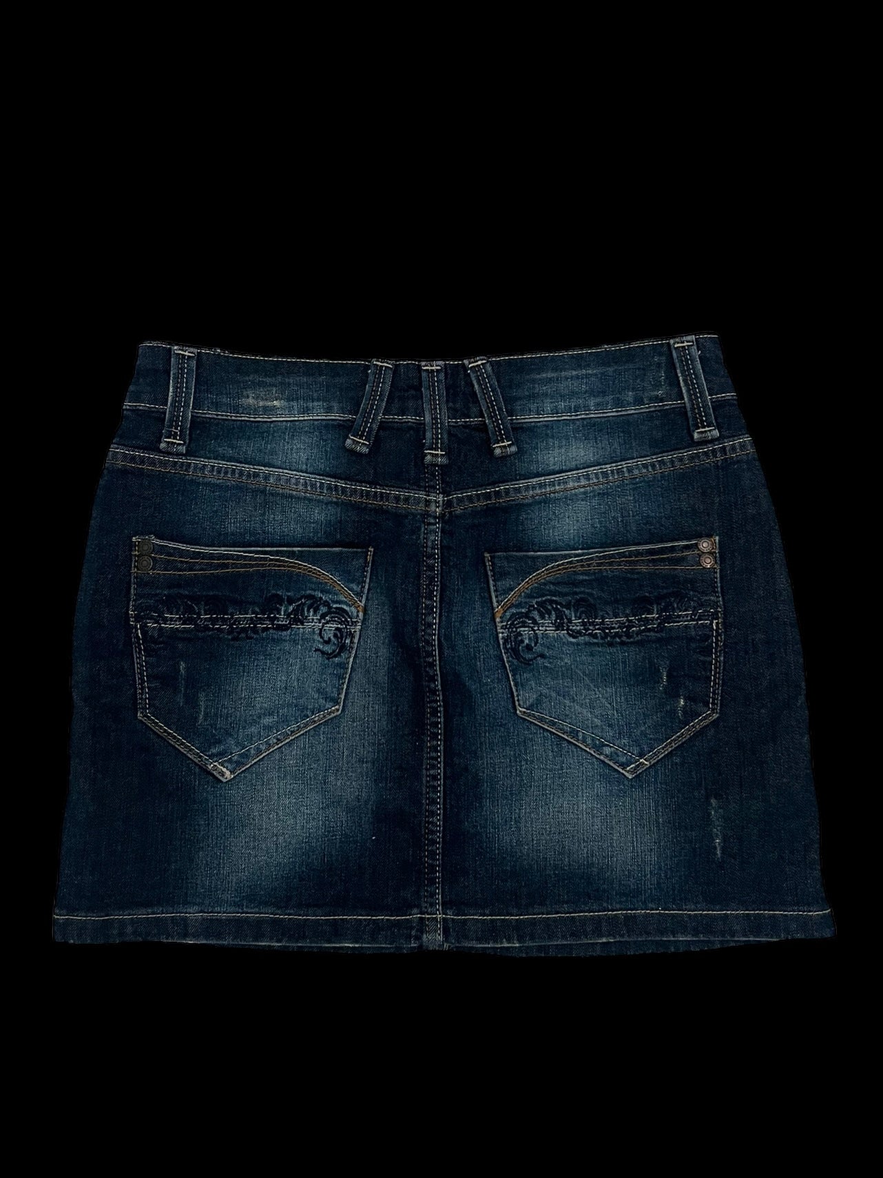 Denim mini skirt