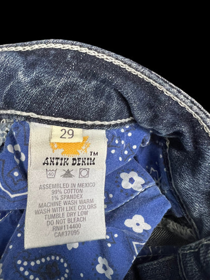 Vintage embroidered jeans