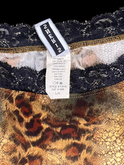Cheetah print top