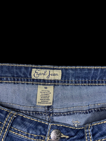 Embellished capris jeans