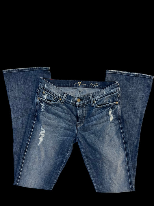 Distressed jeans