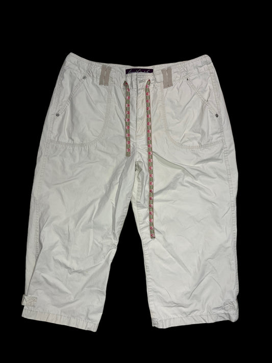 Floral cargo pants