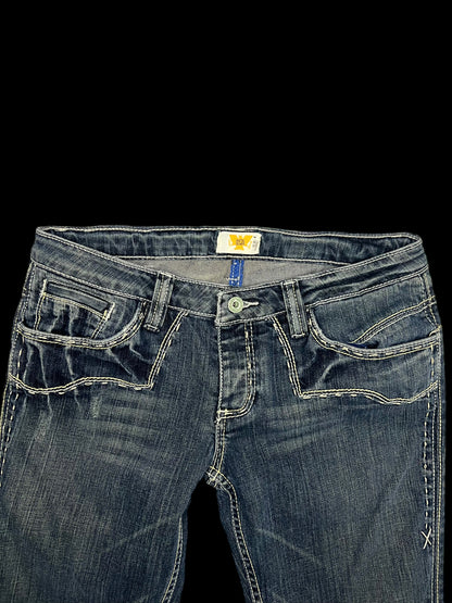 Vintage embroidered jeans