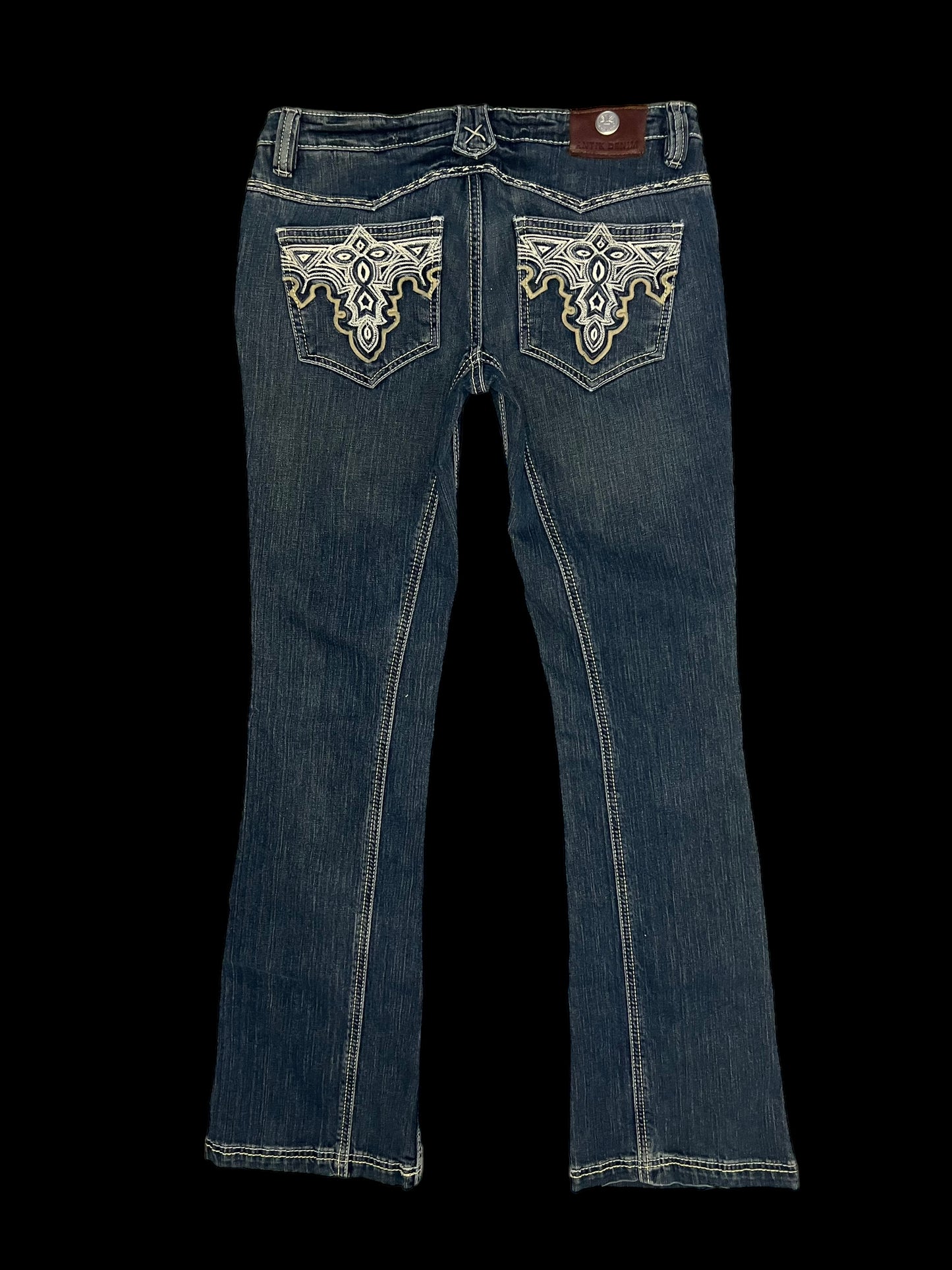 Vintage embroidered jeans